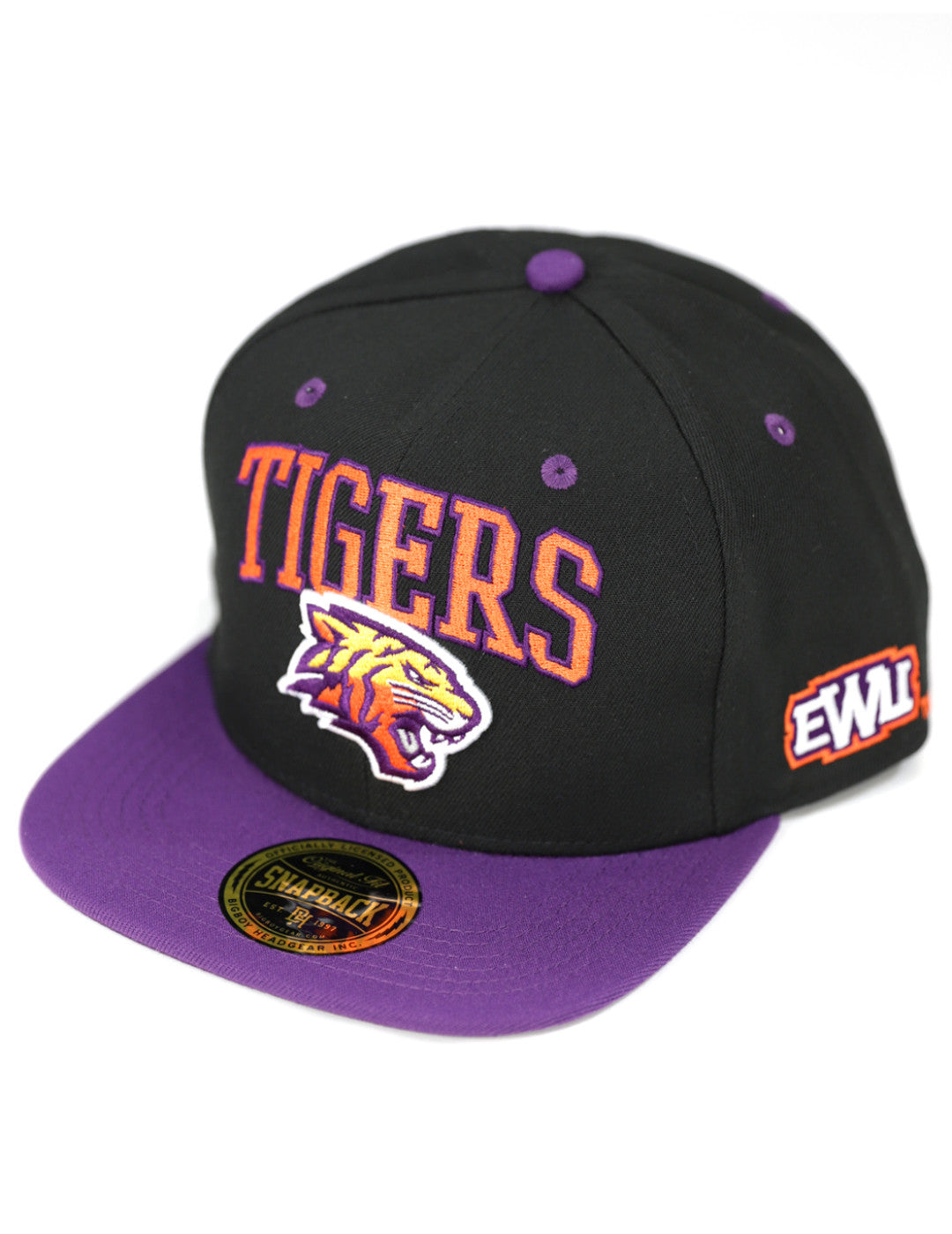 EDWARD WATERS BLACK SNAPBACK CAP