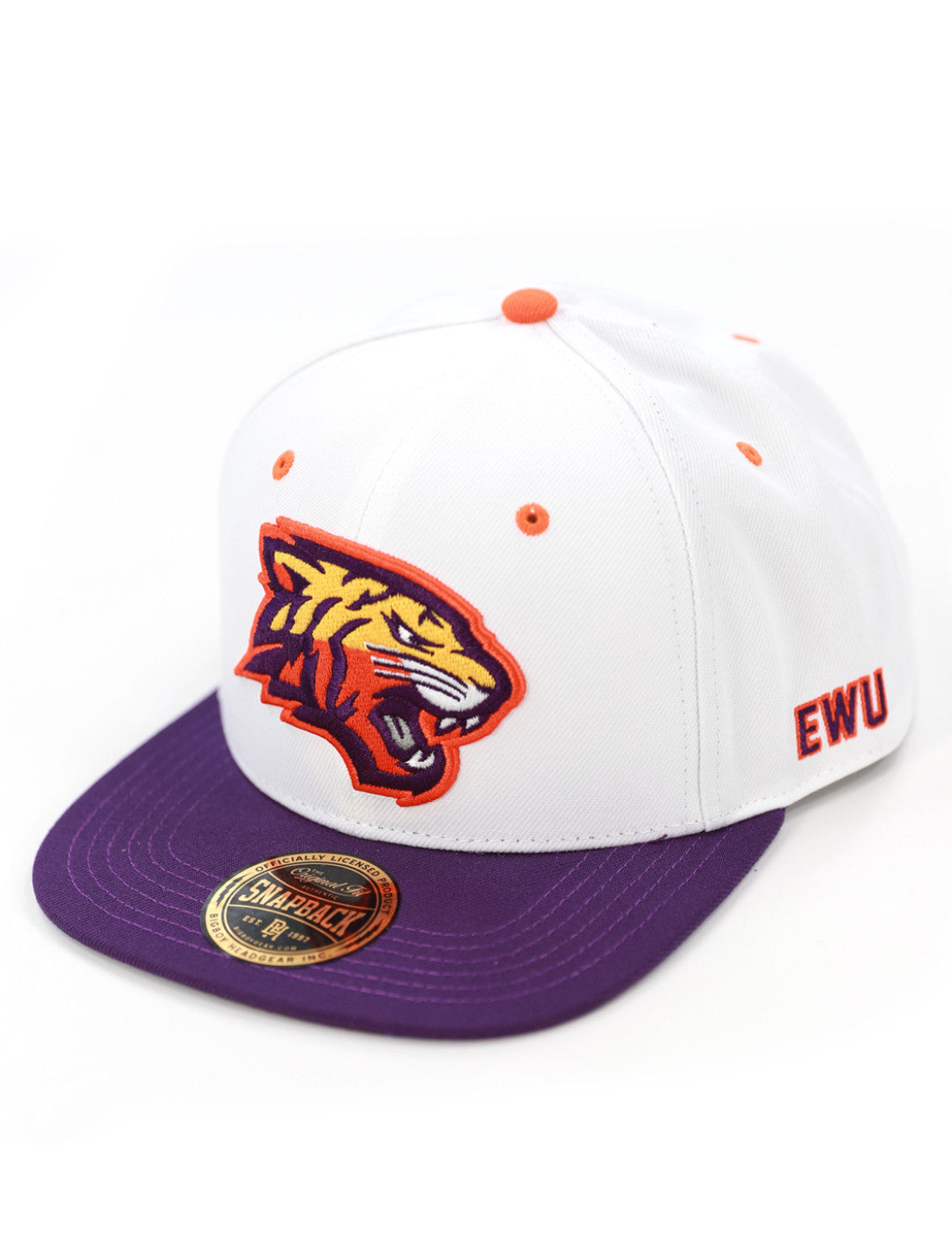 EDWARD WATERS WHITE SNAPBACK CAP