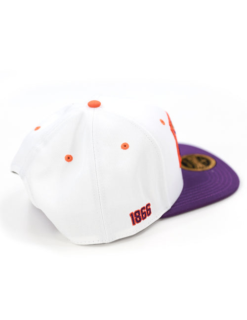 EDWARD WATERS WHITE SNAPBACK CAP